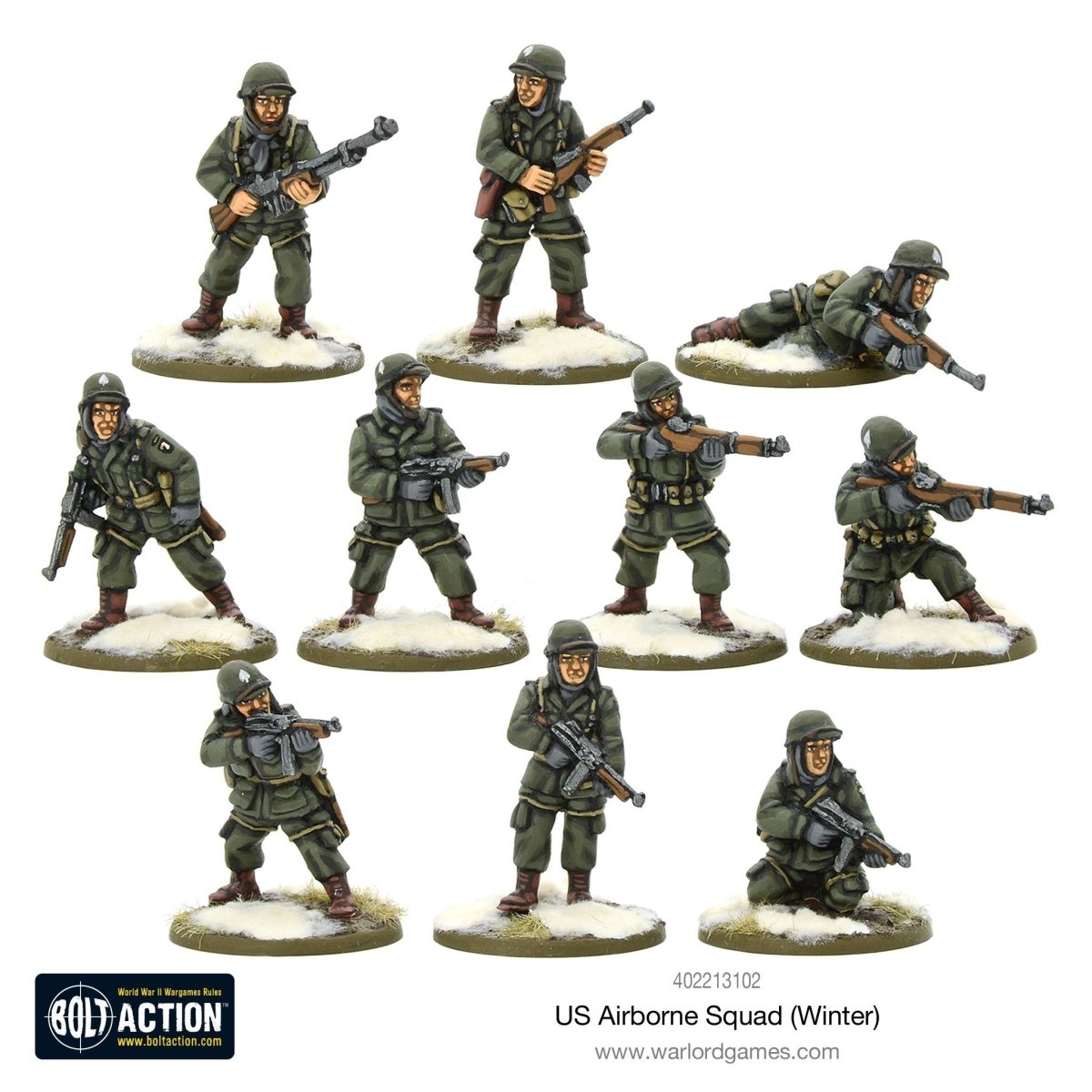 US Airborne Squad (Winter) - Fog of Wargames - 5.06E+12