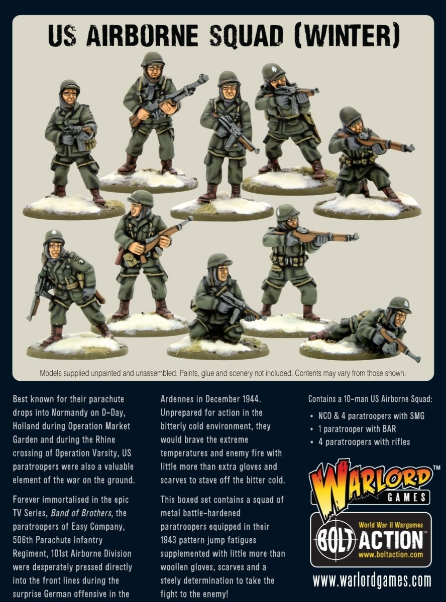 US Airborne Squad (Winter) - Fog of Wargames - 5.06E+12