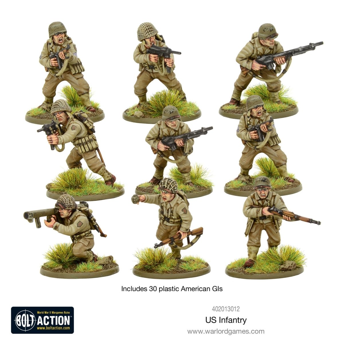 US Infantry - WWII American GIs - Fog of Wargames - 5060572500327