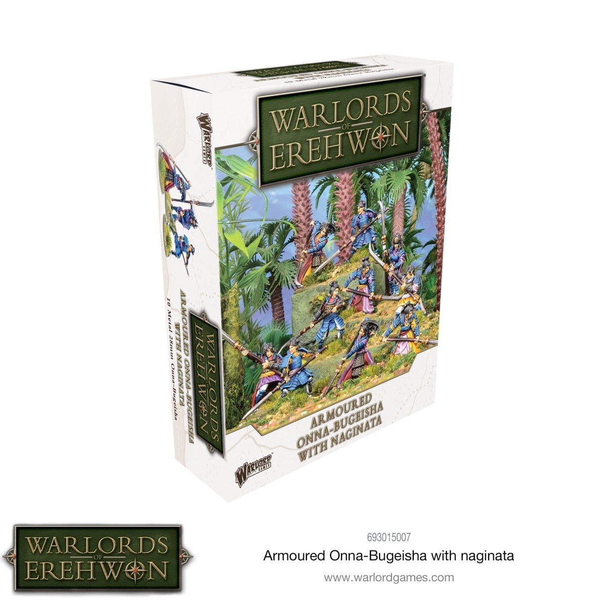 Warlord of Erehwon: Armoured Onna - bugeisha - Fog of Wargames -