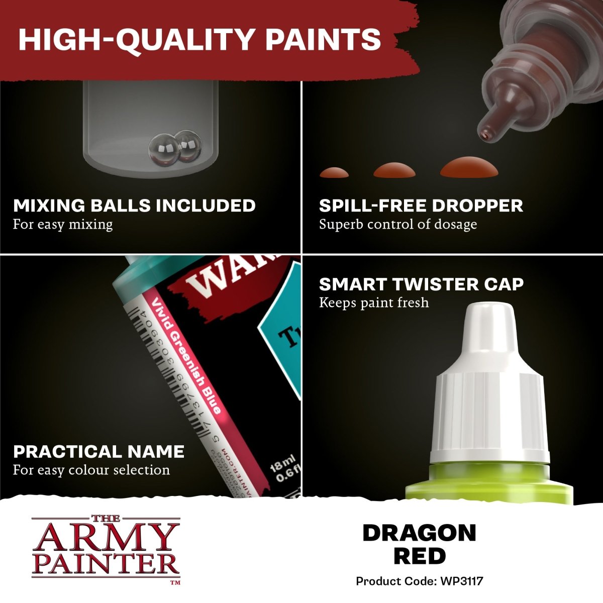 Warpaints Fanatic: Dragon Red - Fog of Wargames -