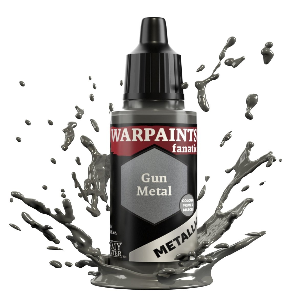 Warpaints Fanatic Metallic: Gun Metal - Fog of Wargames - 5713799319301