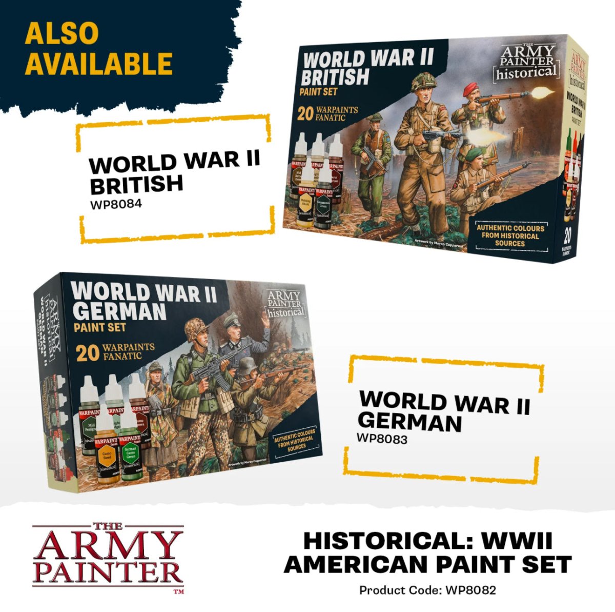 Warpaints Fanatic: World War II American Paint Set - Fog of Wargames -