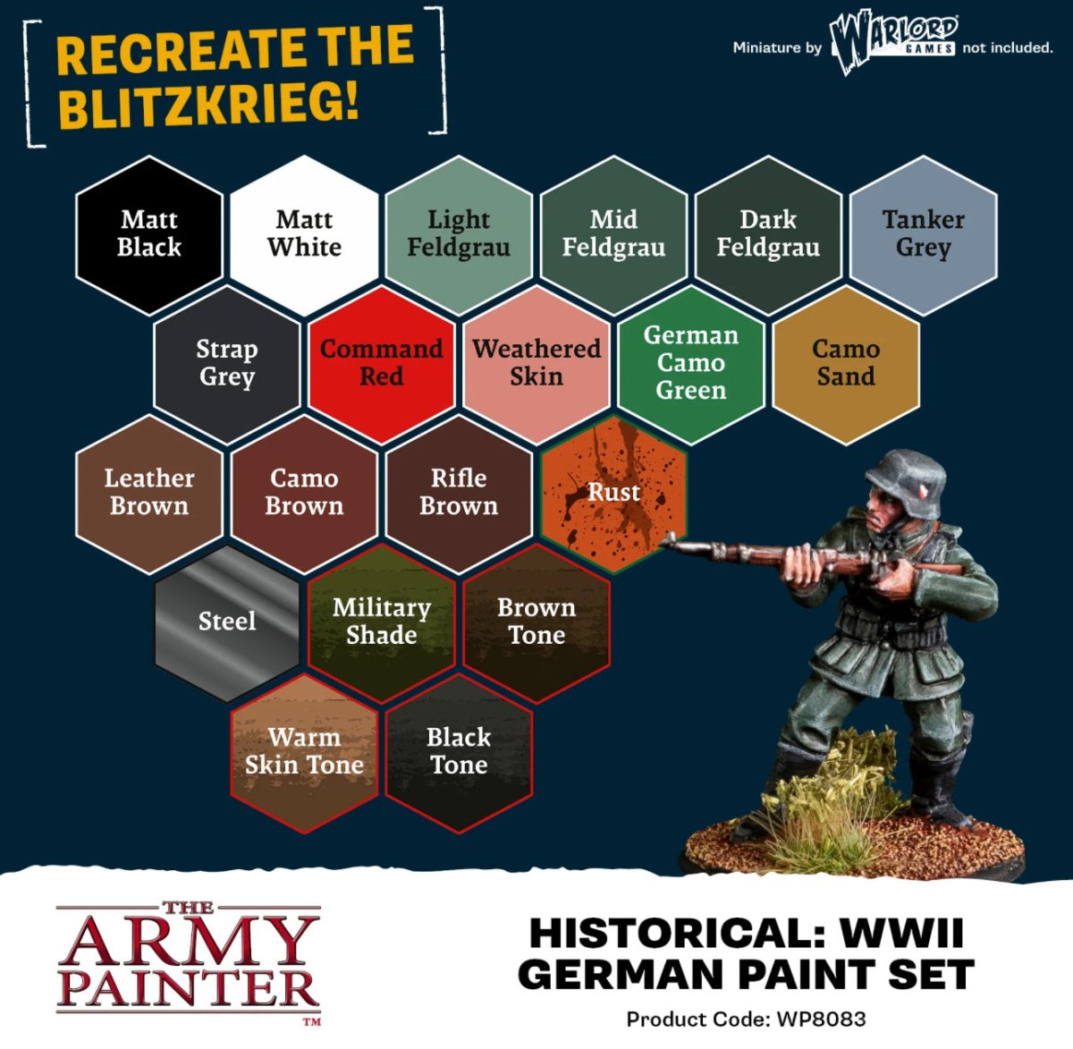 Warpaints Fanatic: World War II German Paint Set - Fog of Wargames -