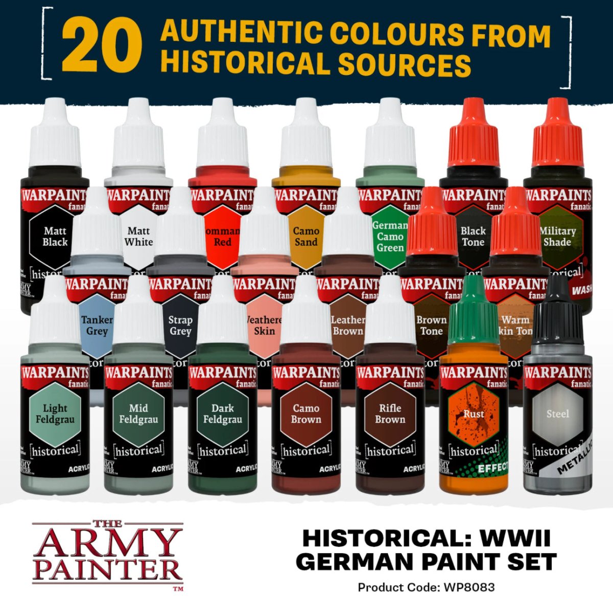 Warpaints Fanatic: World War II German Paint Set - Fog of Wargames -