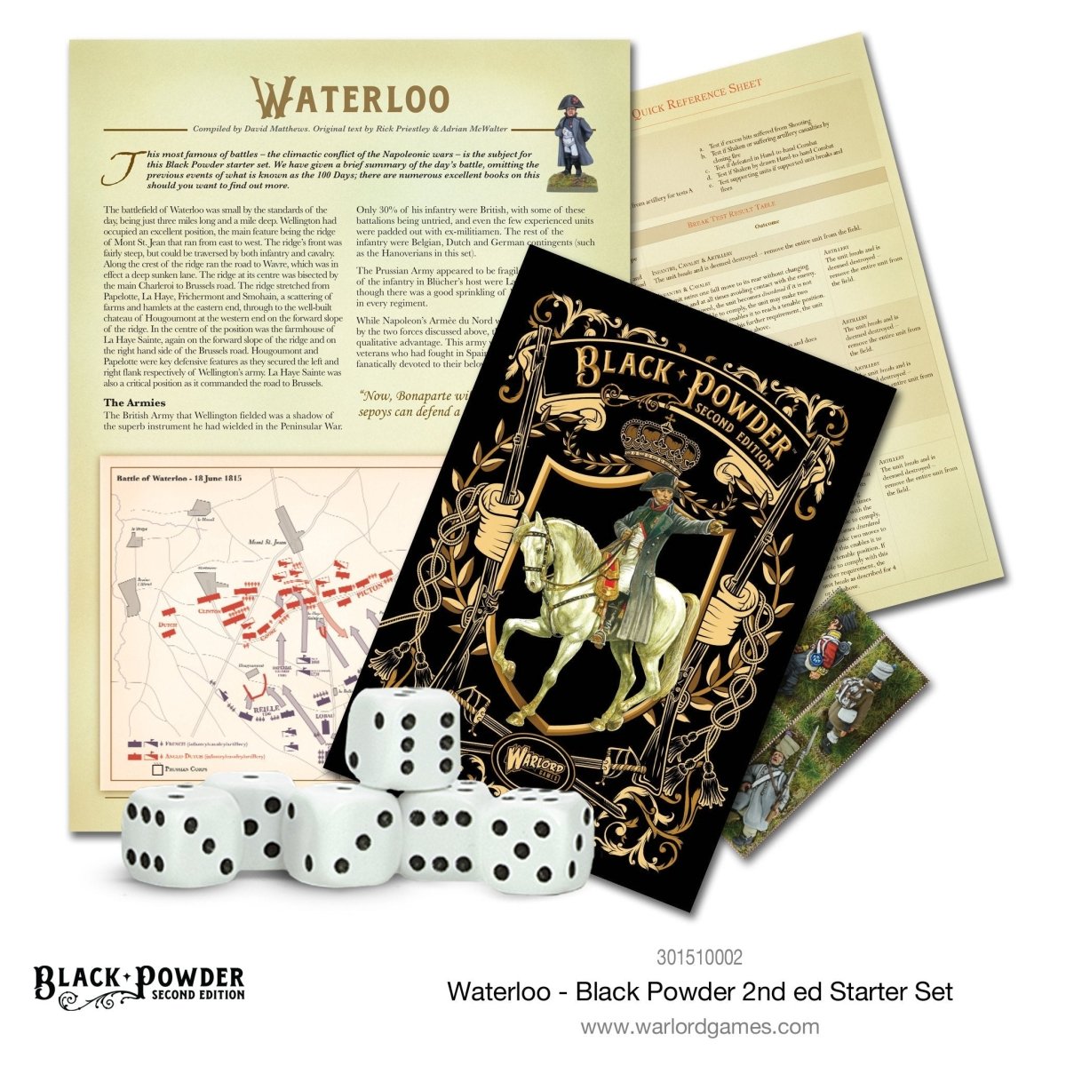 Waterloo - Black Powder 2nd edition Starter Set - Fog of Wargames - 5.06E+12