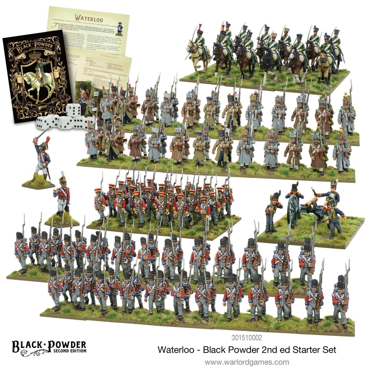 Waterloo - Black Powder 2nd edition Starter Set - Fog of Wargames - 5.06E+12