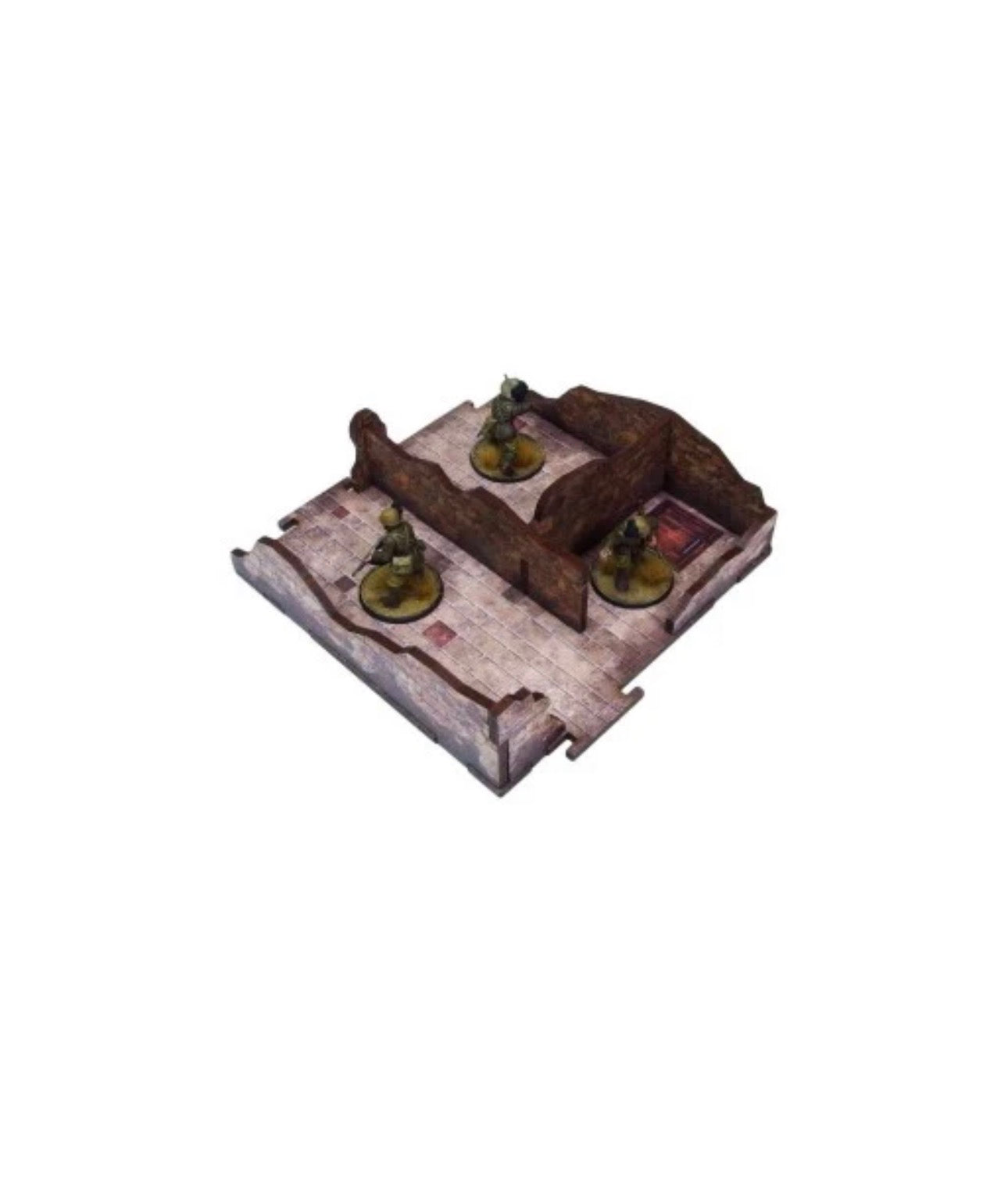 WW2 Italy Balcony House (1) PREPAINTED [28mm/1:56]