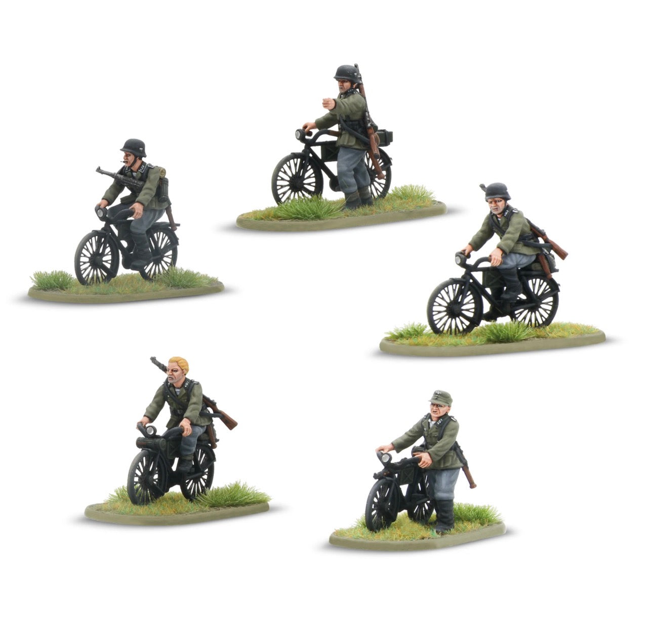 Early War German Infantry On Bicycles