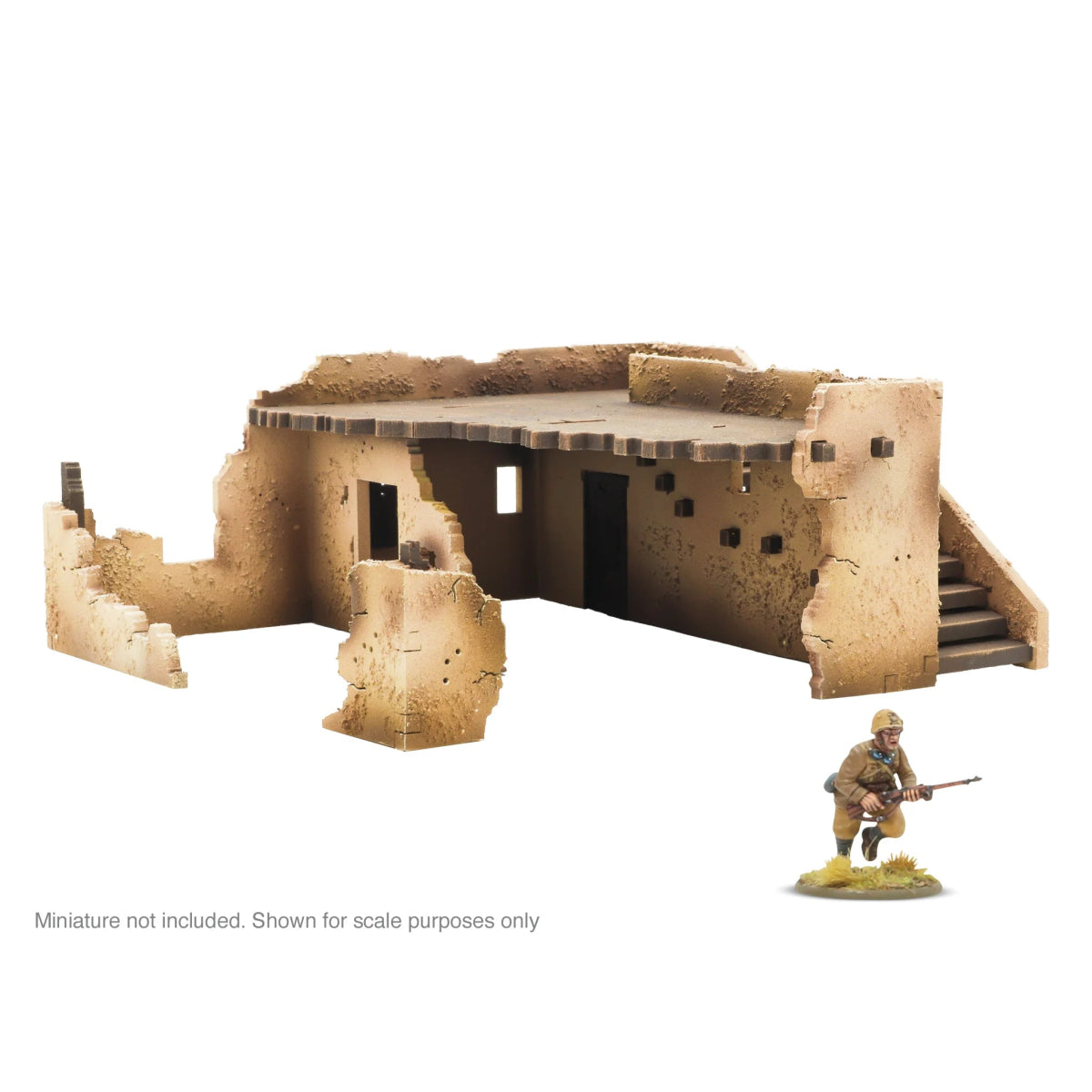 Adobe Building - Gentleman's War Ruins - Fog of Wargames - 
