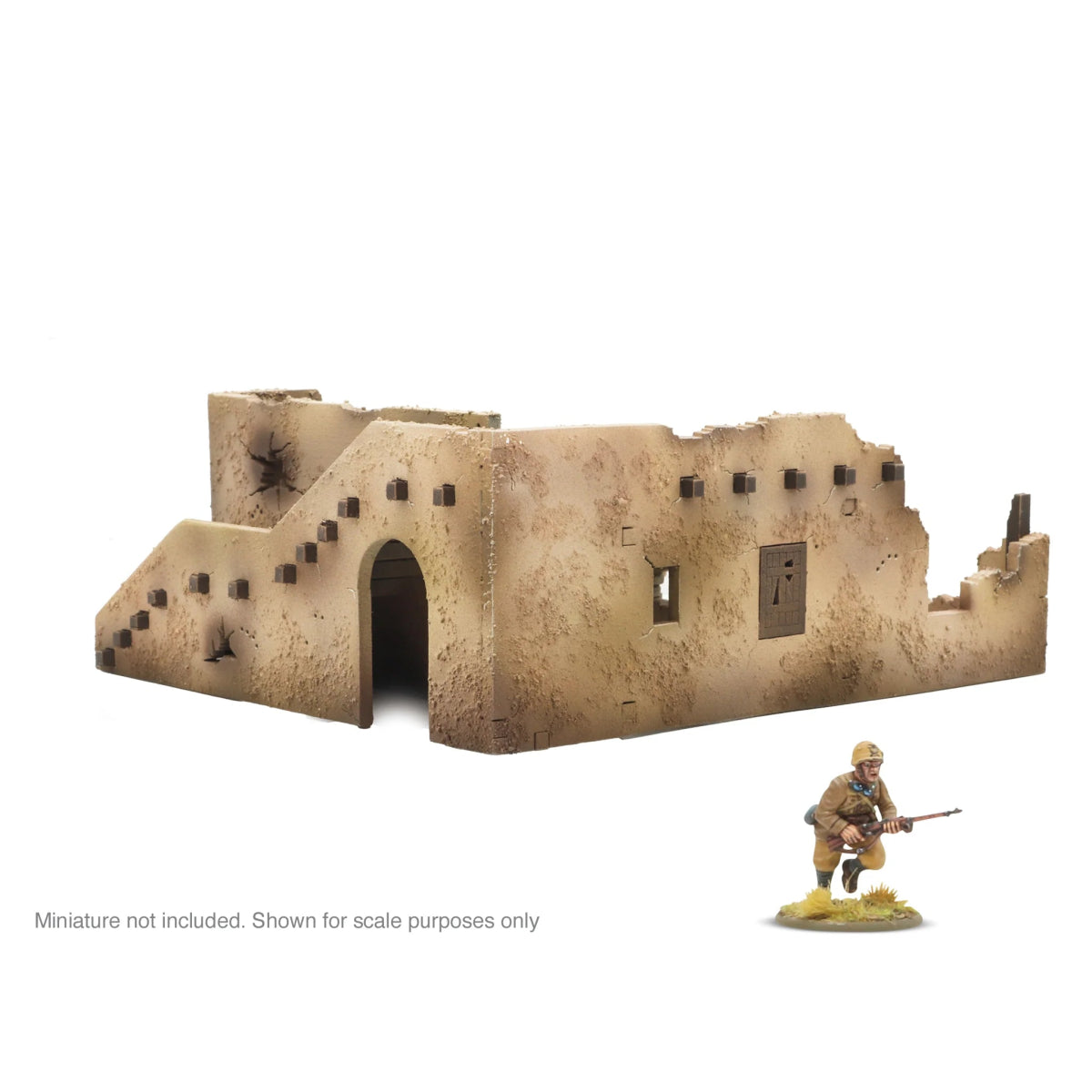 Adobe Building - Gentleman's War Ruins - Fog of Wargames - 