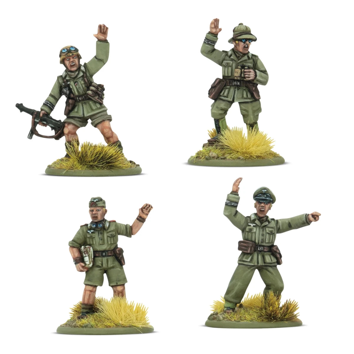Afrika Korps platoon commanders - Fog of Wargames - 