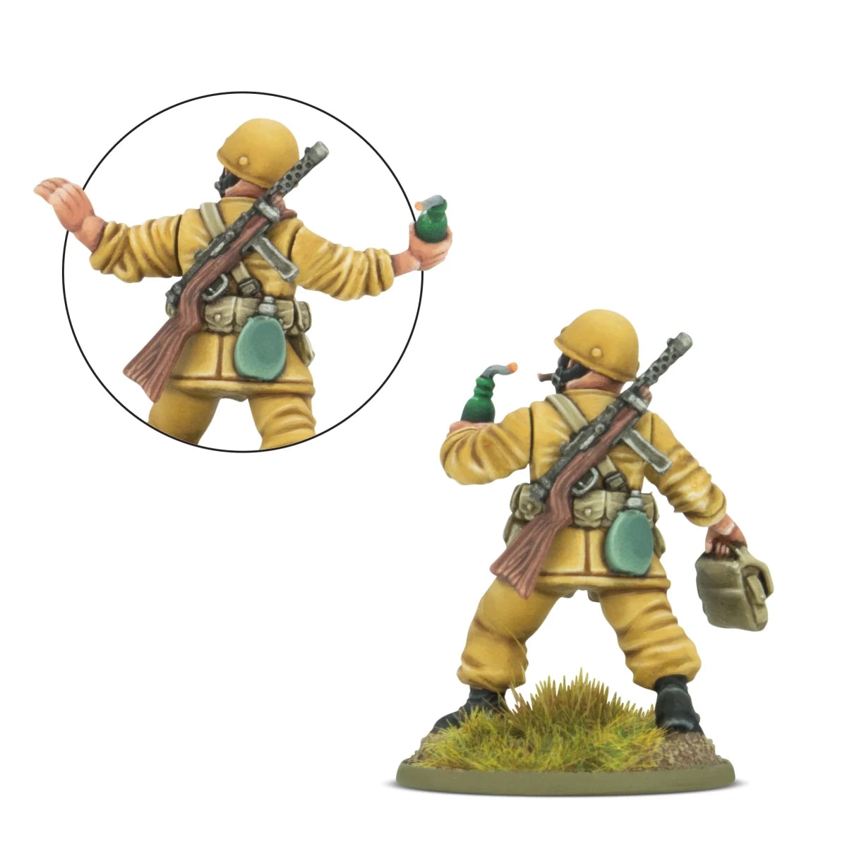 Armies of Italy with 'Desert Lightning' book miniature - Fog of Wargames - 