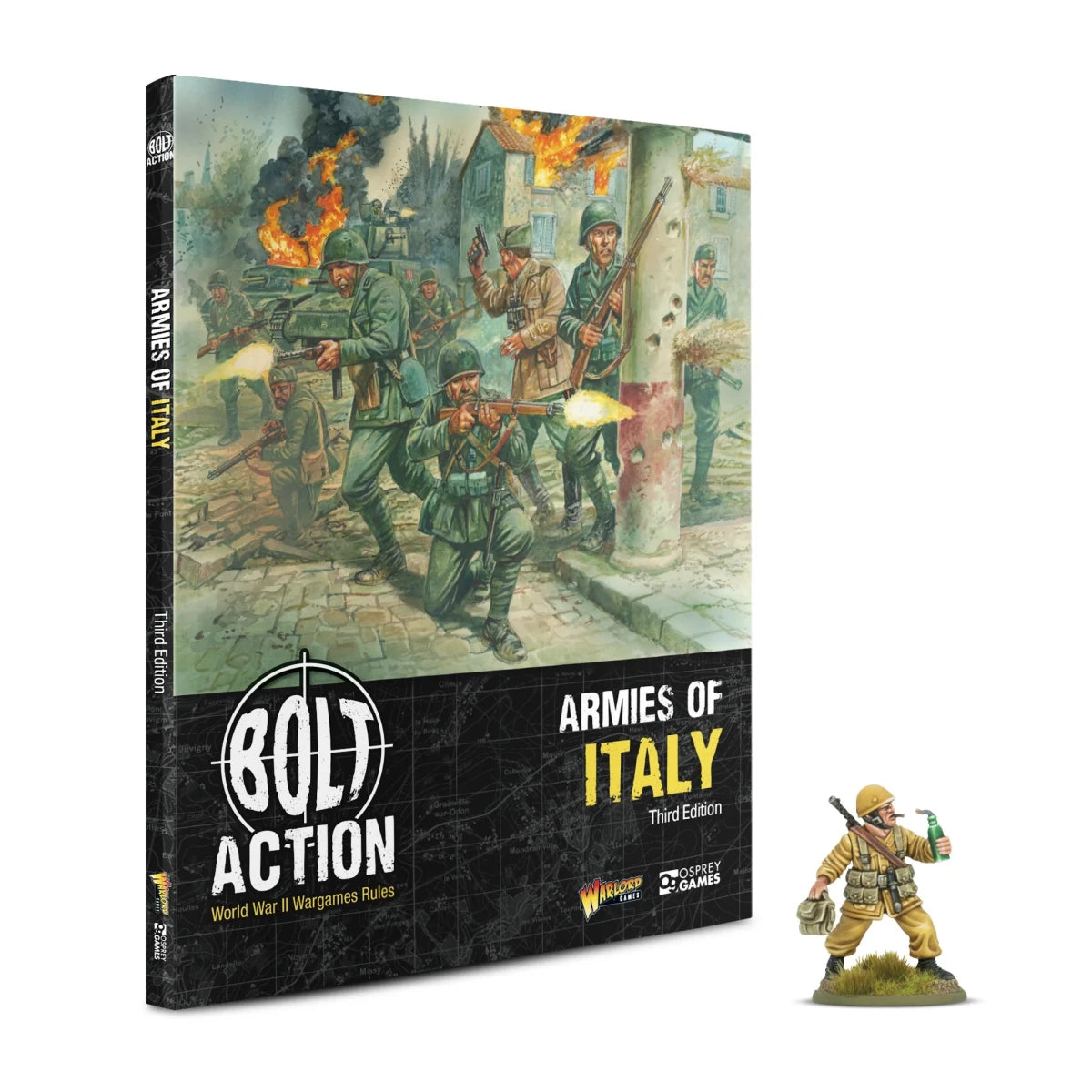 Armies of Italy with 'Desert Lightning' book miniature - Fog of Wargames - 