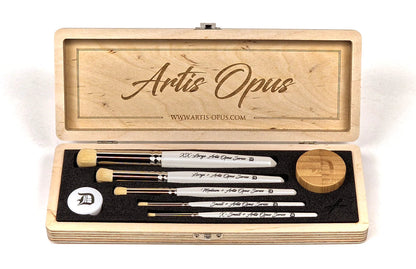 Artis Opus - Series D Plus - DryBrush Expansion Set (5 Brushes) - Fog of Wargames - 