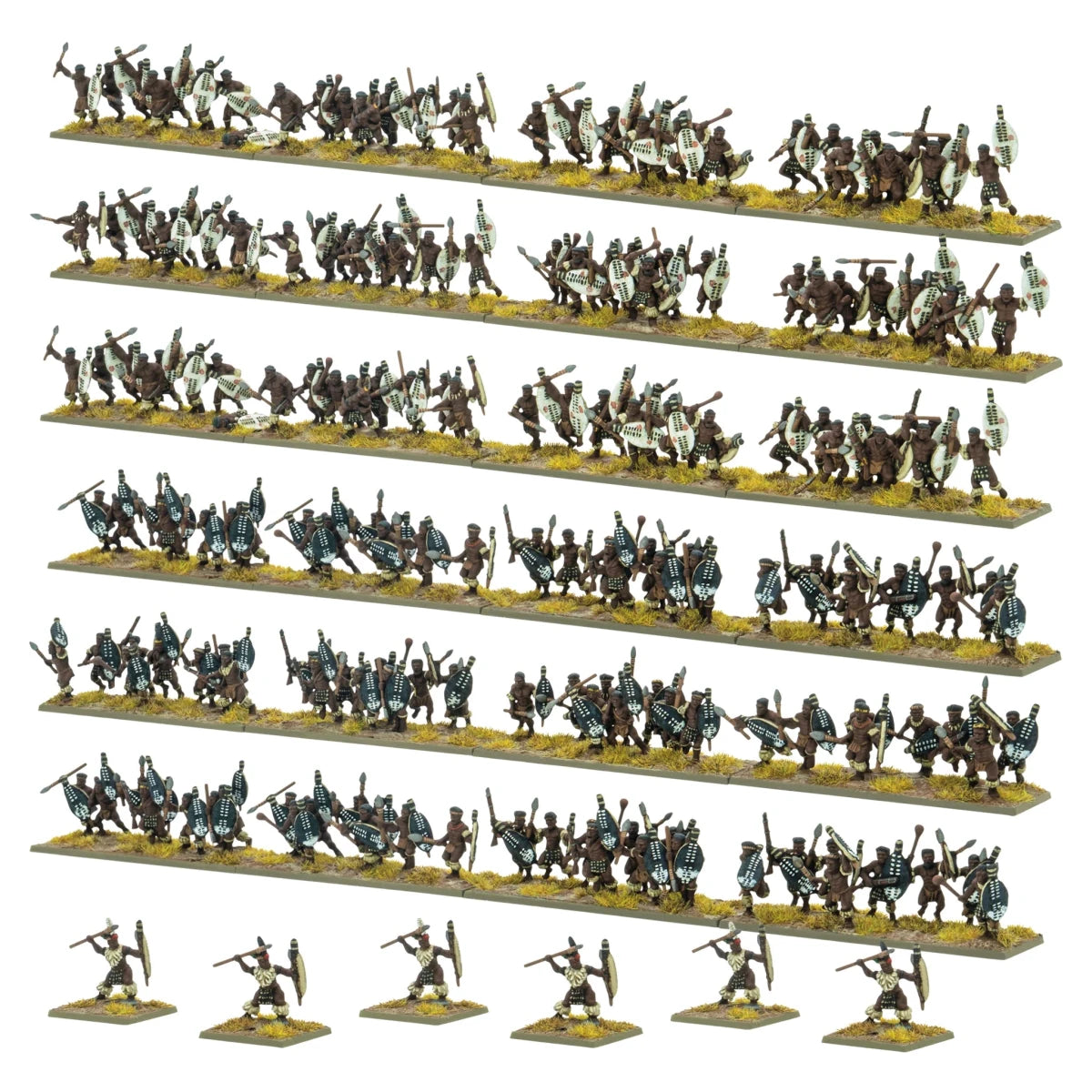 Black Powder Epic Battles: Zulu - Zulu Impi Brigade - Fog of Wargames - 