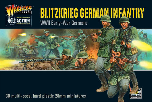 Blitzkrieg German Infantry Plastic Boxed Set - Fog of Wargames - 5.06E+12