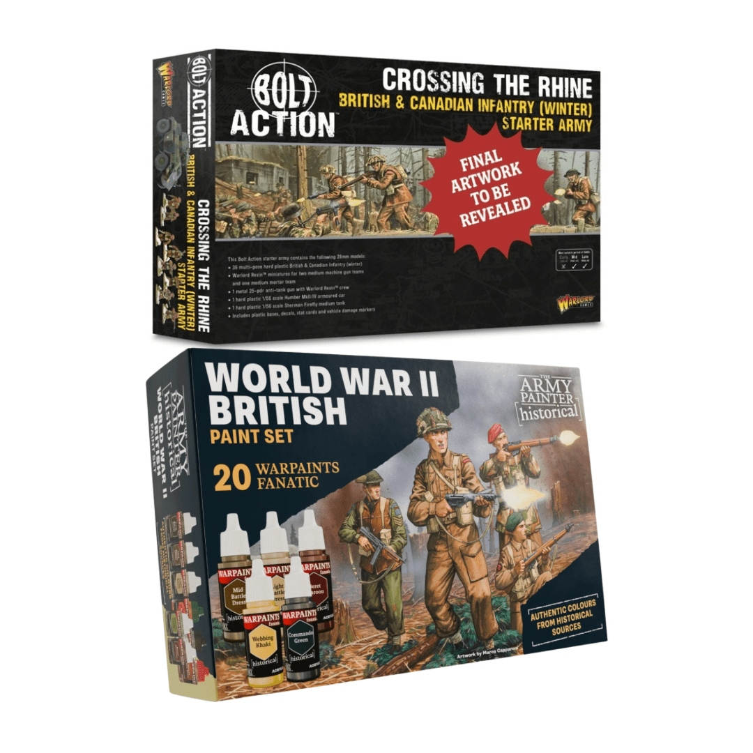 Bolt Action Starter Army + Paint Bundle - Fog of Wargames - 