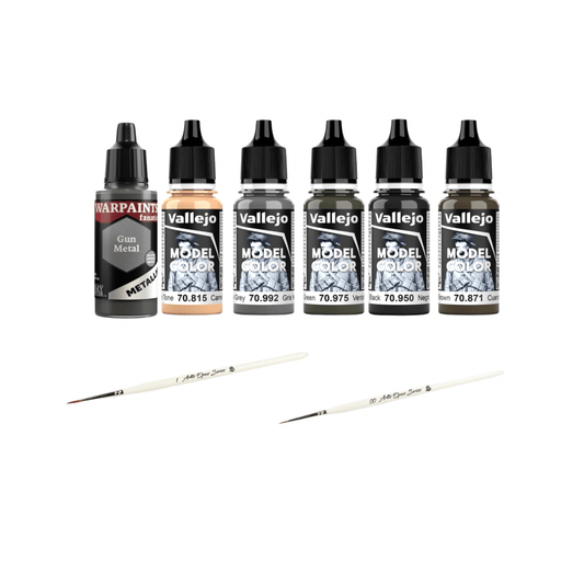 Bolt Action Starter Paint Bundle – Warpaints Fanatic (6 German Essentials) - Fog of Wargames - 