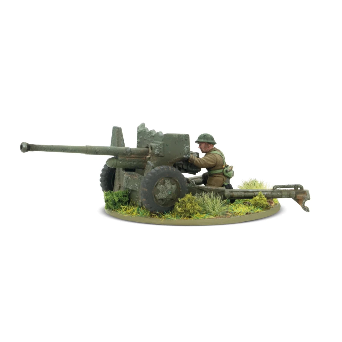 British 6-pounder anti-tank gun (plastic) - Fog of Wargames - 