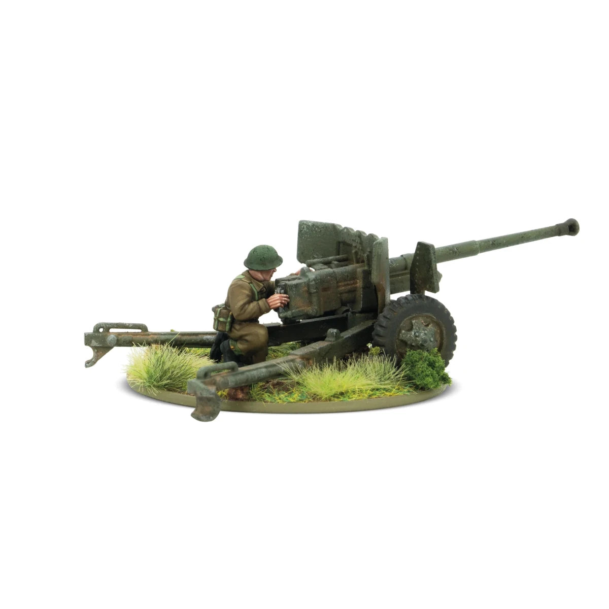 British 6-pounder anti-tank gun (plastic) - Fog of Wargames - 