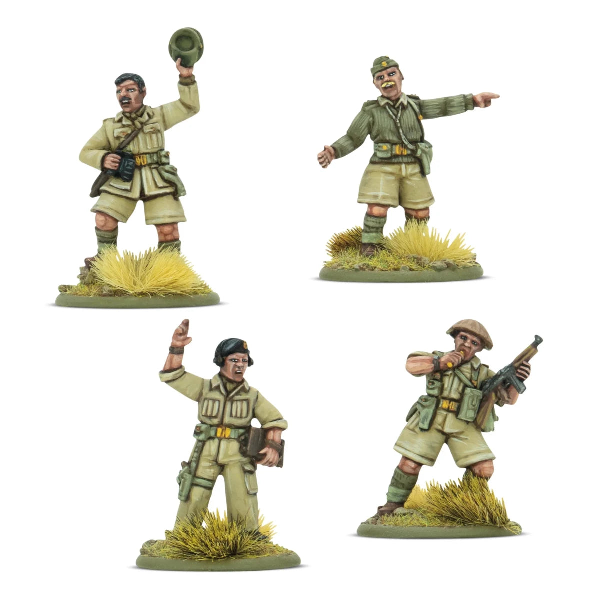 British 8th Army platoon commanders - Fog of Wargames - 