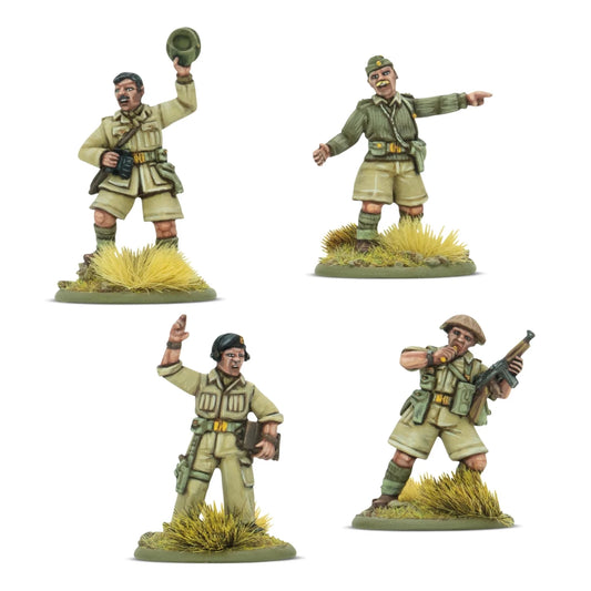 British 8th Army platoon commanders - Fog of Wargames - 