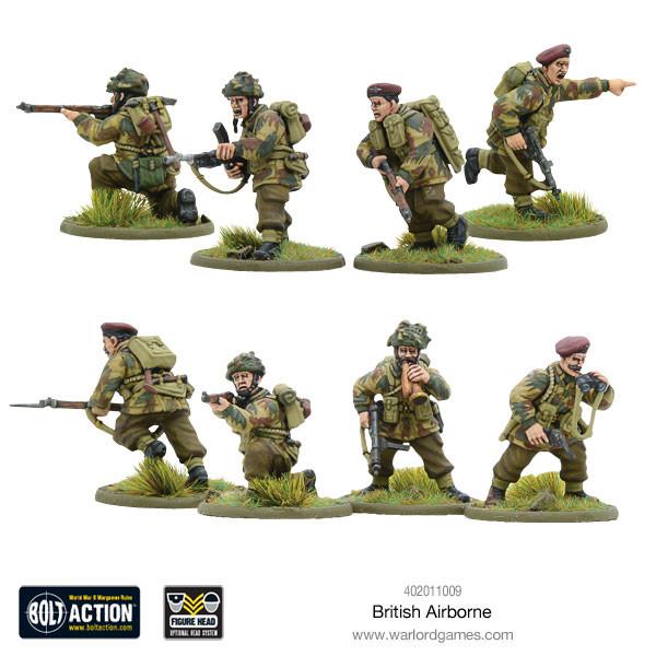 British Airborne WWII Allied Paratroopers (plastic) - Fog of Wargames - 5.06E+12
