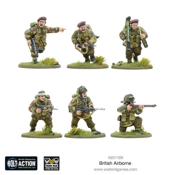 British Airborne WWII Allied Paratroopers (plastic) - Fog of Wargames - 5.06E+12