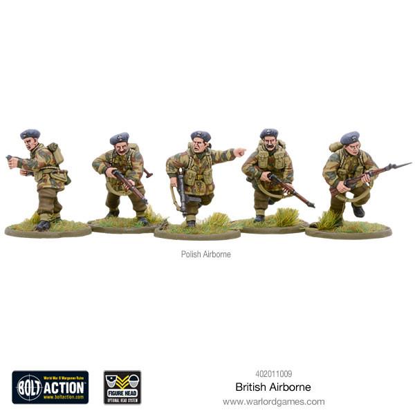 British Airborne WWII Allied Paratroopers (plastic) - Fog of Wargames - 5.06E+12