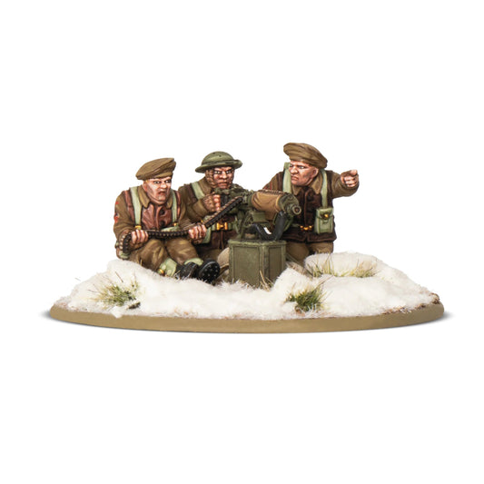 British & Canadian Infantry (Winter) MMG Team - Fog of Wargames - 