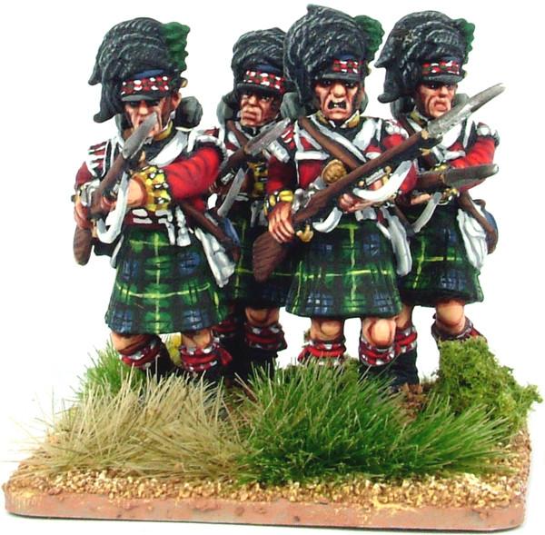 British Napoleonic Highlander Centre Companies - Fog of Wargames - 