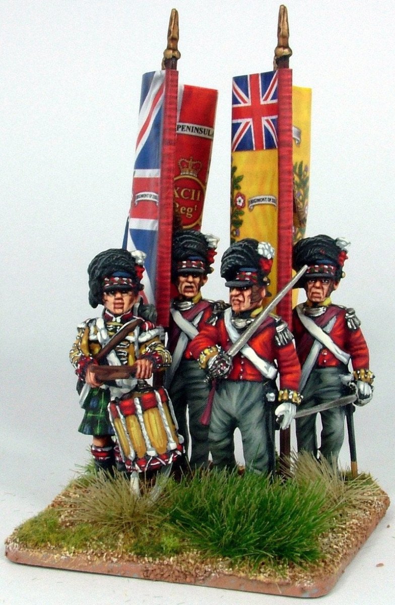 British Napoleonic Highlander Centre Companies - Fog of Wargames - 