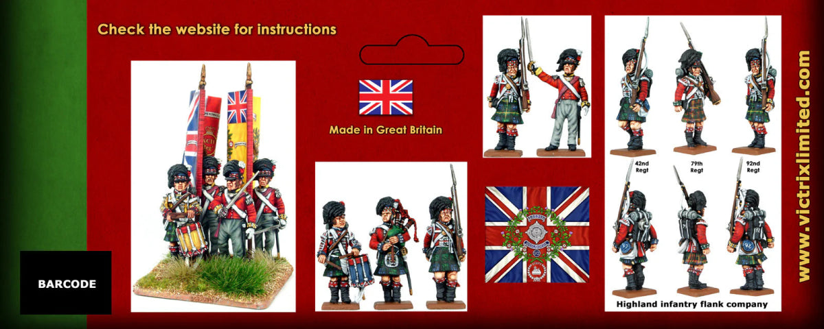British Napoleonic Highlander Flank Companies - Fog of Wargames - 