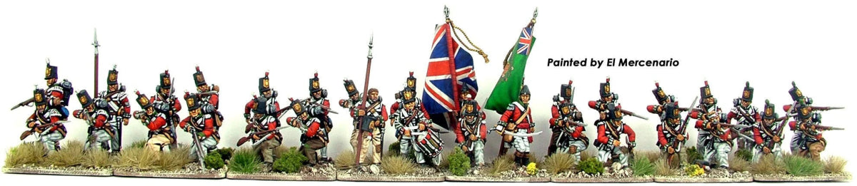 British Peninsular Infantry Centre Companies - Fog of Wargames - 