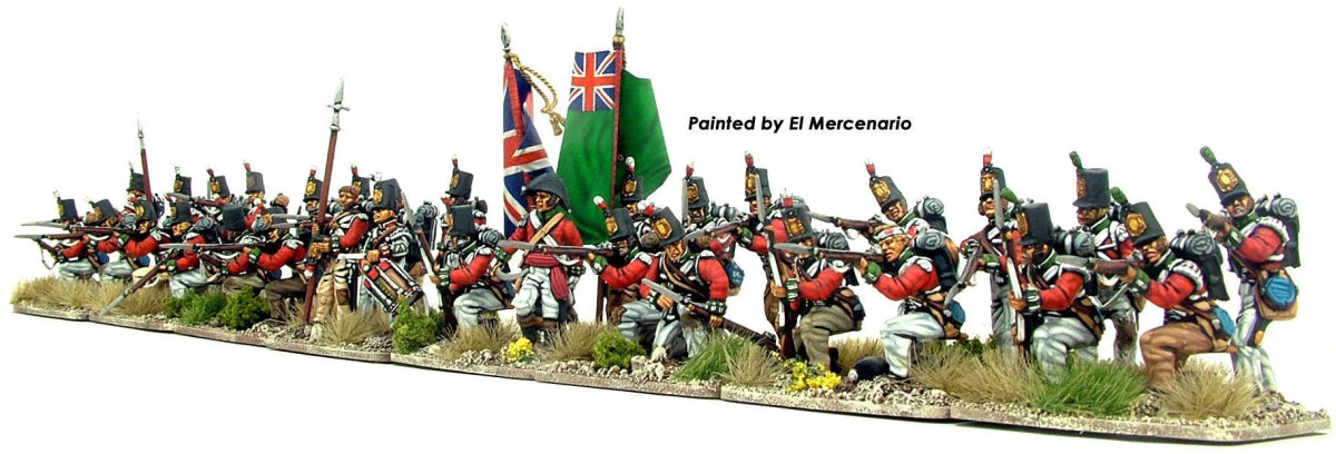 British Peninsular Infantry Centre Companies - Fog of Wargames - 