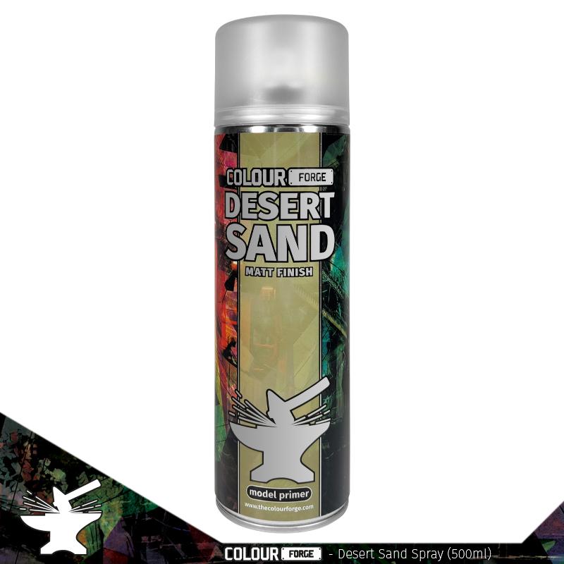 Colour Forge Desert Sand Spray (500ml) - Fog of Wargames - 5.06084E+12