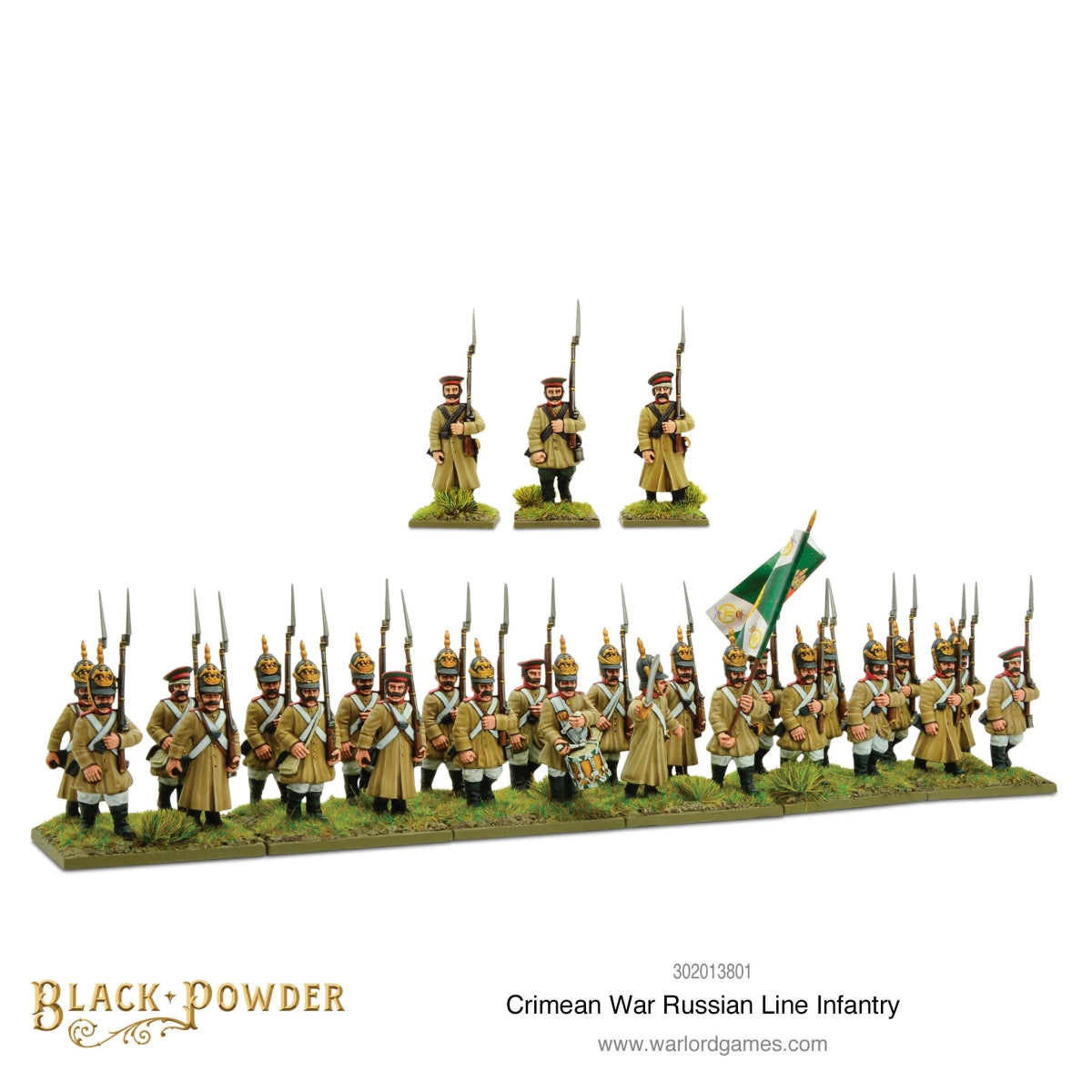 Crimean War Russian Line Infantry - Fog of Wargames - 