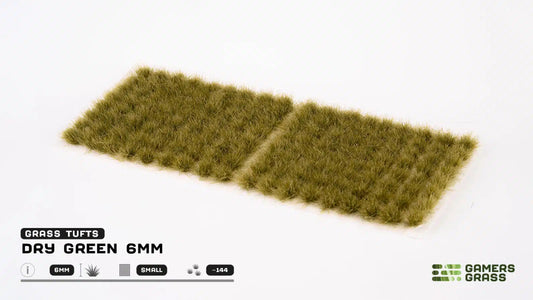Dry Green 6mm - Small - Fog of Wargames - 0738956787644