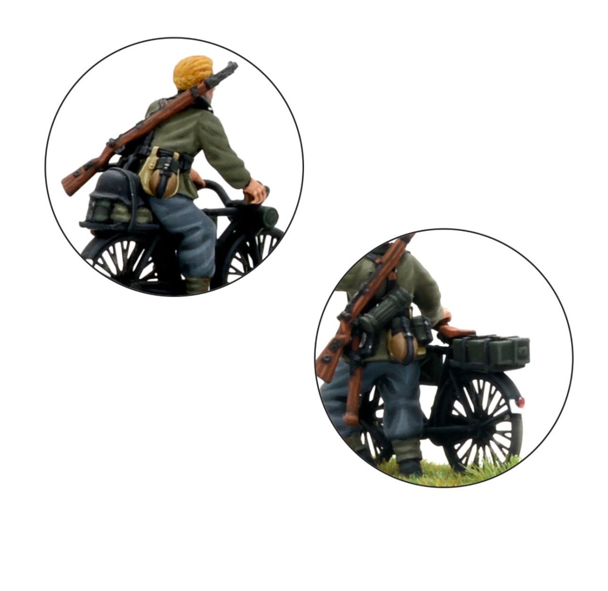 Early War German Infantry On Bicycles - Fog of Wargames - 
