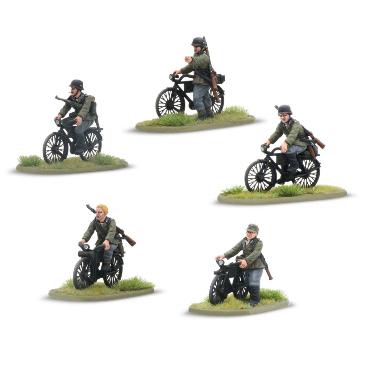 Early War German Infantry On Bicycles - Fog of Wargames - 