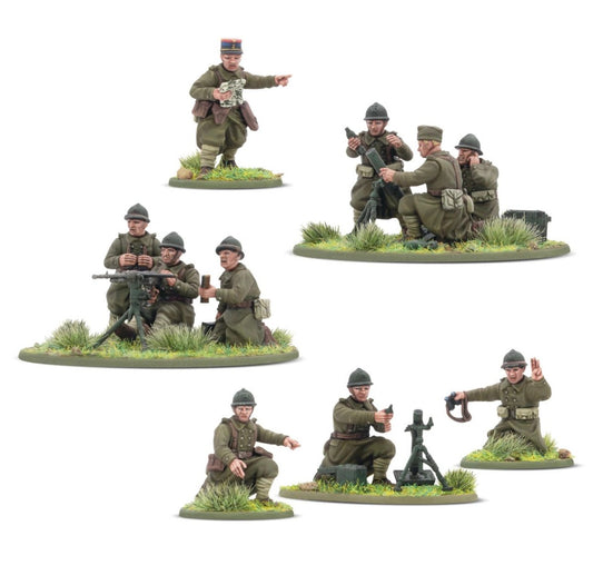 French Army Heavy Weapons Platoon - Fog of Wargames - 