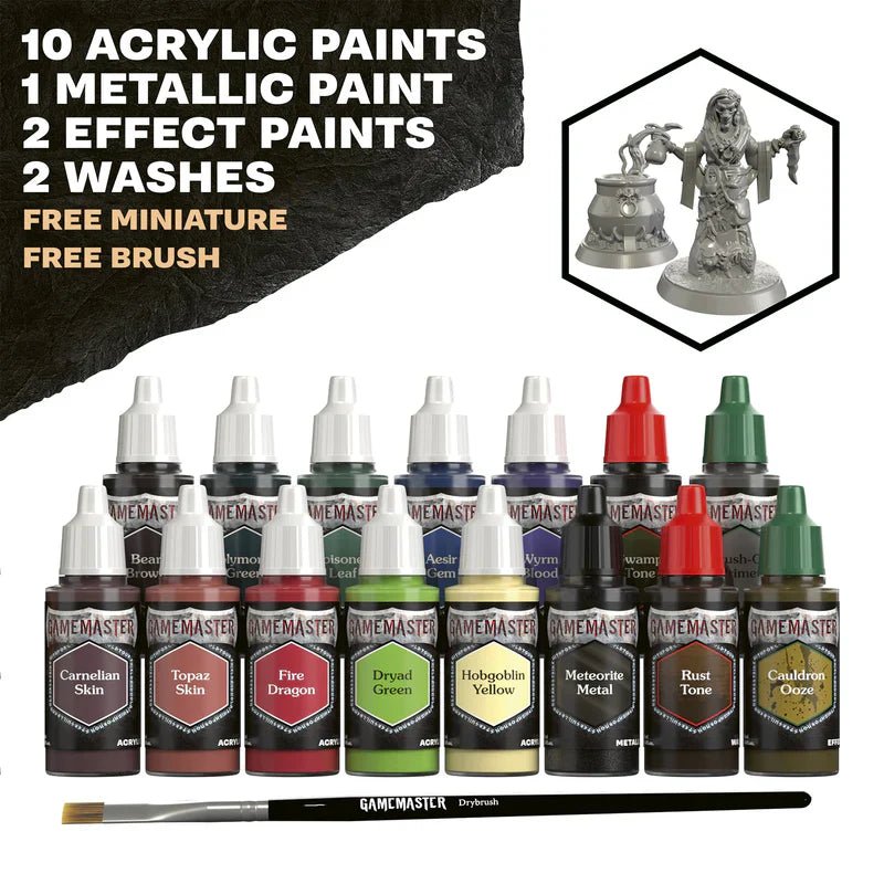 GameMaster: Wilderness Adventures Role - playing Paint Set - Fog of Wargames - 