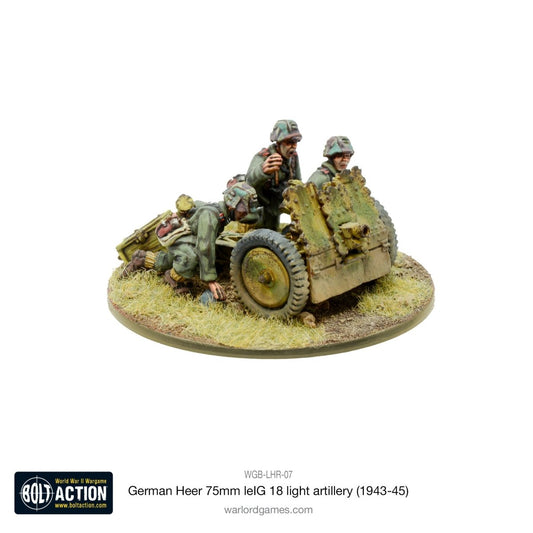German Heer 75mm leIG 18 light artillery (1943 - 45) - Fog of Wargames - 