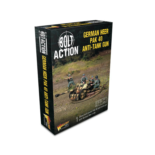 German Pak 40 Anti - Tank Gun - Fog of Wargames - 