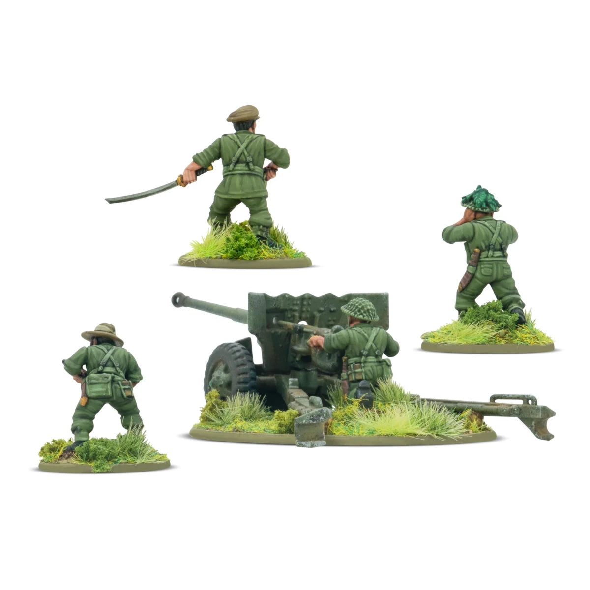 Gurkha 6-pounder anti-tank gun - Fog of Wargames - 