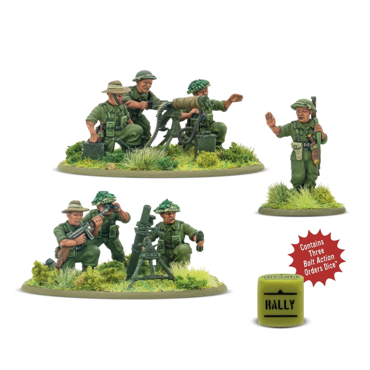 Gurkha Heavy Weapons platoon - Fog of Wargames - 