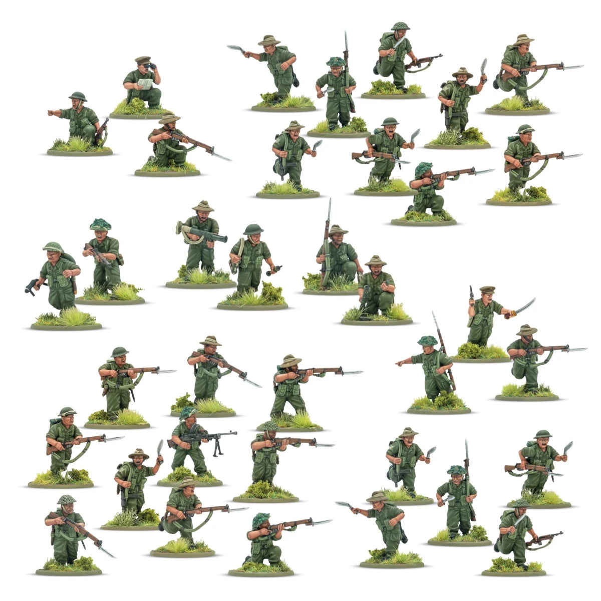 Gurkha Infantry Platoon - Fog of Wargames - 