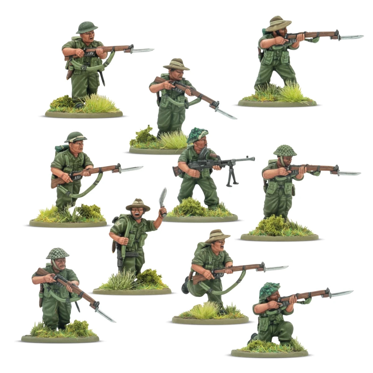 Gurkha Infantry Platoon - Fog of Wargames - 
