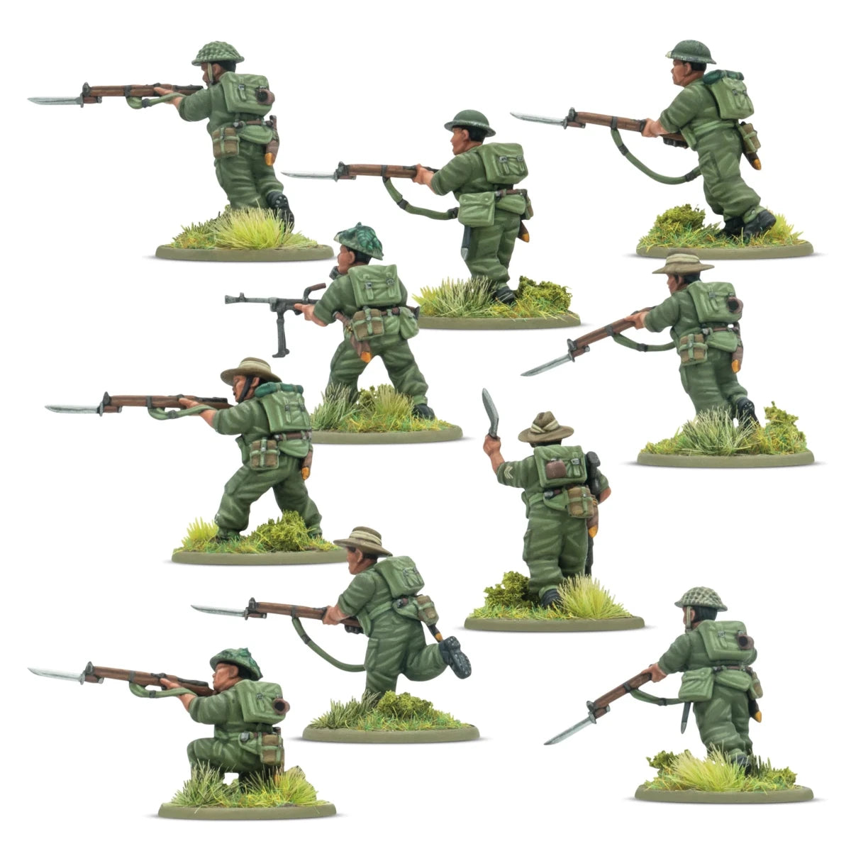 Gurkha Infantry Platoon - Fog of Wargames - 